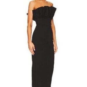 Sau Lee by Revolve Noah Black Strapless Dress